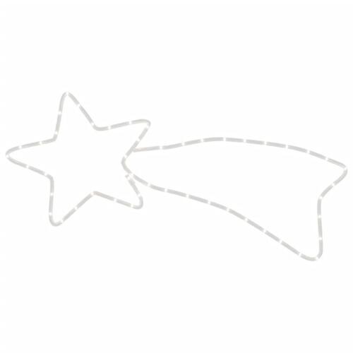 Stjerneskud julefigur 48 LED'er 65x28 cm varmt hvidt lys