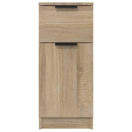 Skænk 30x30x70 cm konstrueret træ sonoma-eg