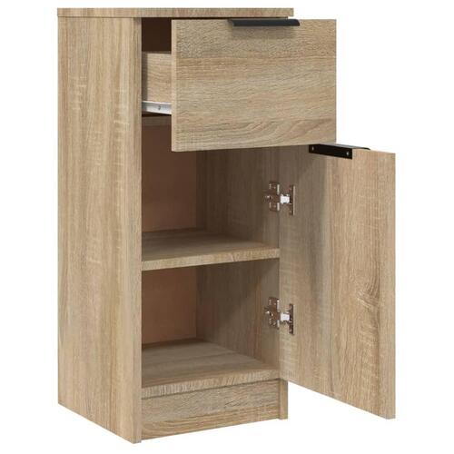 Skænk 30x30x70 cm konstrueret træ sonoma-eg