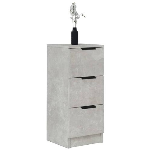 Skænke 2 stk. 30x30x70 cm konstrueret træ betongrå