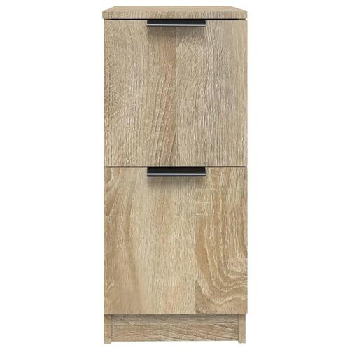 Skænk 30x30x70 cm konstrueret træ sonoma-eg