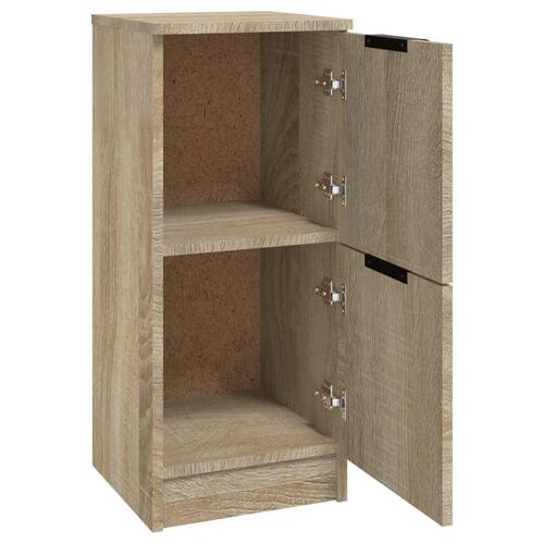 Skænk 30x30x70 cm konstrueret træ sonoma-eg