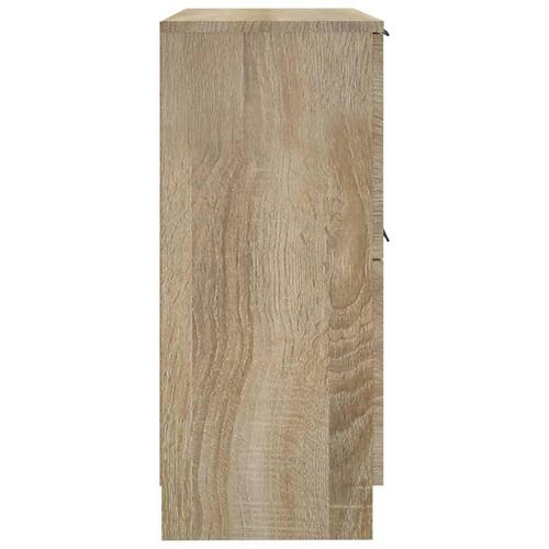 Skænk 30x30x70 cm konstrueret træ sonoma-eg