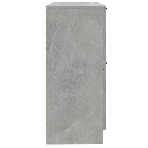 Skænke 2 stk. 30x30x70 cm konstrueret træ betongrå