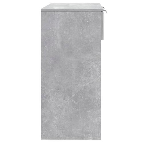 Konsolbord 90x36x75 cm konstrueret træ betongrå