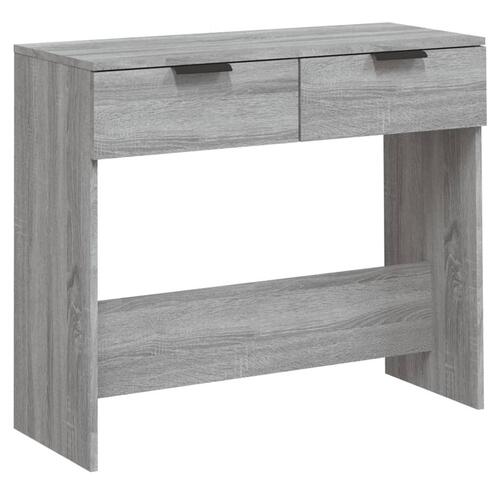 Sofabord 90x36x75 cm konstrueret træ grå sonoma-eg