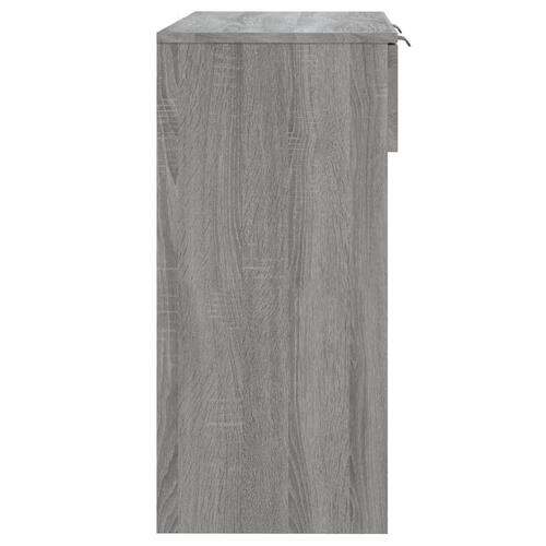 Sofabord 90x36x75 cm konstrueret træ grå sonoma-eg