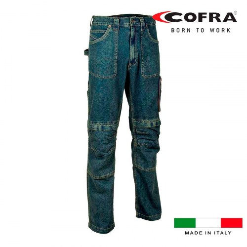 Cofra Dortmund sikkerhedsbukser - marineblå, str. 54