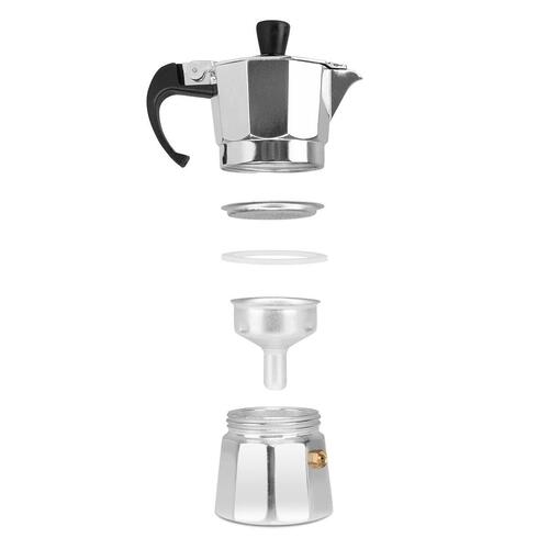 Italiensk Kaffekande Orbegozo KF 100 1T Sølvfarvet Aluminium (1 Kop)