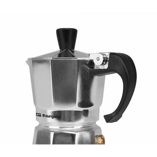 Italiensk Kaffekande Orbegozo KF 100 1T Sølvfarvet Aluminium (1 Kop)