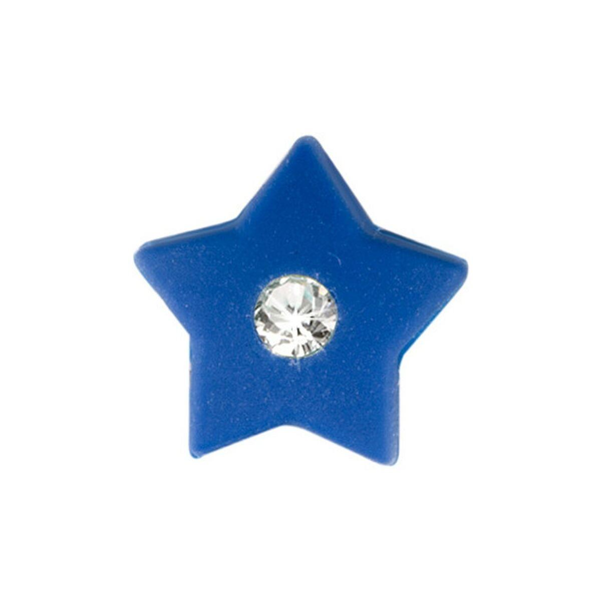 SABZ042 perle/vedhæng - blå, 2 cm