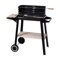 Kulgrill med hjul (54 x 34 x 6.5 cm)