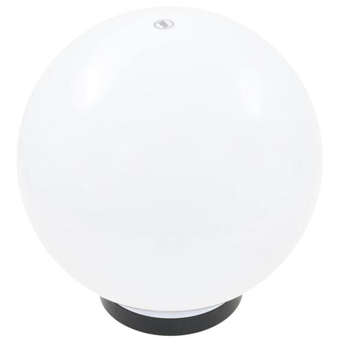 LED-kuglelamper 2 stk. kugleformet 25 cm PMMA
