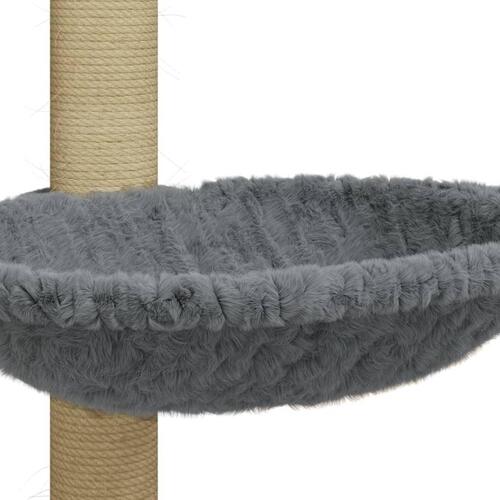 Kradsetræ med sisalkradsestolpe 74 cm lysegrå