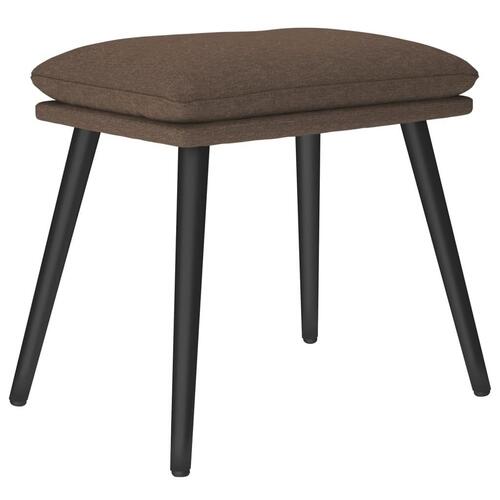 Fodskammel 45x29,5x35 cm stof gråbrun