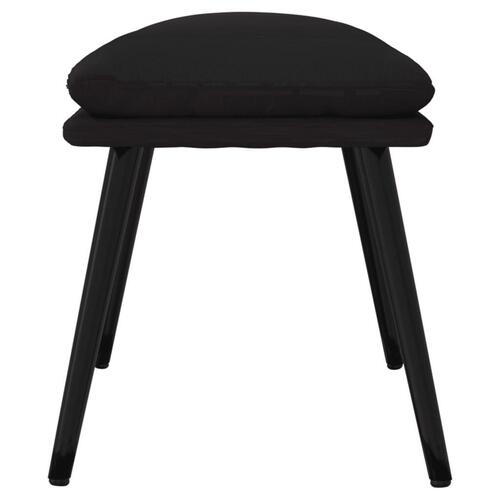 Fodskammel 45x29,5x35 cm kunstlæder sort