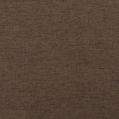 Fodskammel 60x60x36 cm stof brun