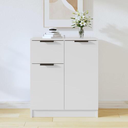 Skænk 60x30x70 cm konstrueret træ hvid