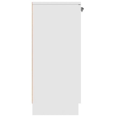 Skænk 60x30x70 cm konstrueret træ hvid