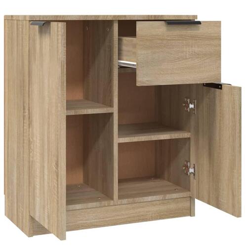 Skænk 60x30x70 cm konstrueret træ sonoma-eg