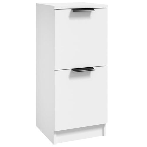 Skænk 30x30x70 cm konstrueret træ hvid