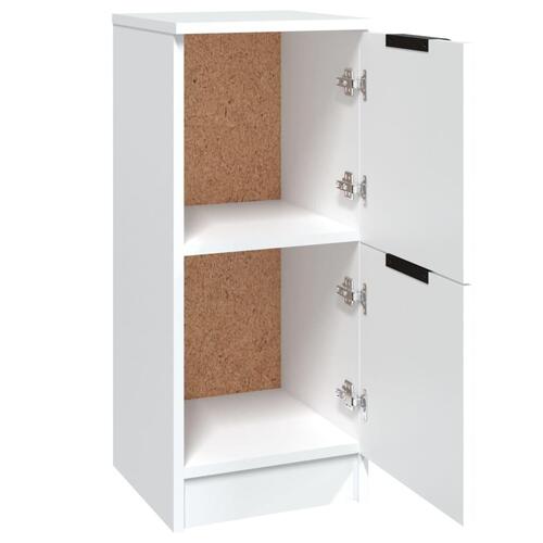 Skænk 30x30x70 cm konstrueret træ hvid
