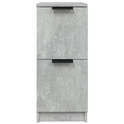 Skænk 30x30x70 cm konstrueret træ betongrå