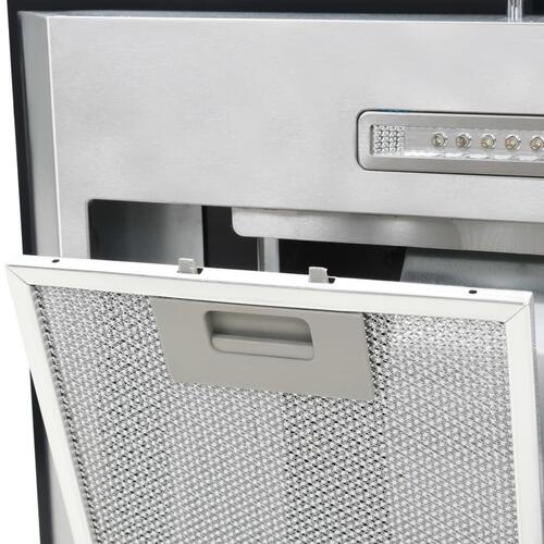 Ø-emhætte 90 cm rustfrit stål 756 m³/t LED
