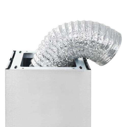 Ø-emhætte 90 cm rustfrit stål 756 m³/t LED