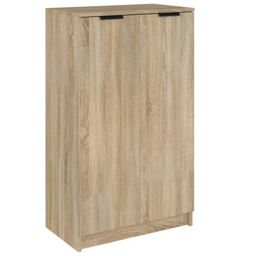 Skoskab 59x35x100 cm konstrueret træ sonoma-eg
