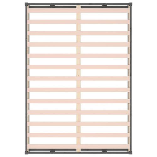 Sengeramme 120x190 cm Small Double massivt træ grå
