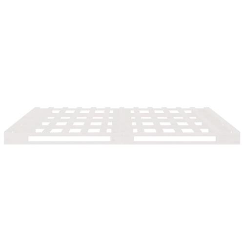 Palleseng 120x200 cm massivt fyrretræ hvid