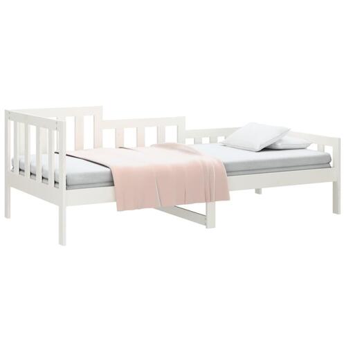 Daybed 90x190 cm massivt fyrretræ hvid