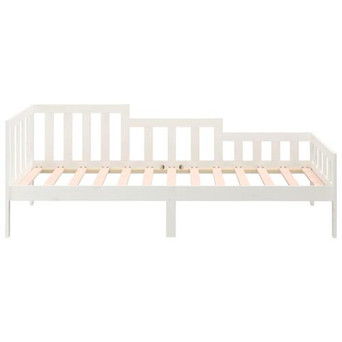 Daybed 90x190 cm massivt fyrretræ hvid