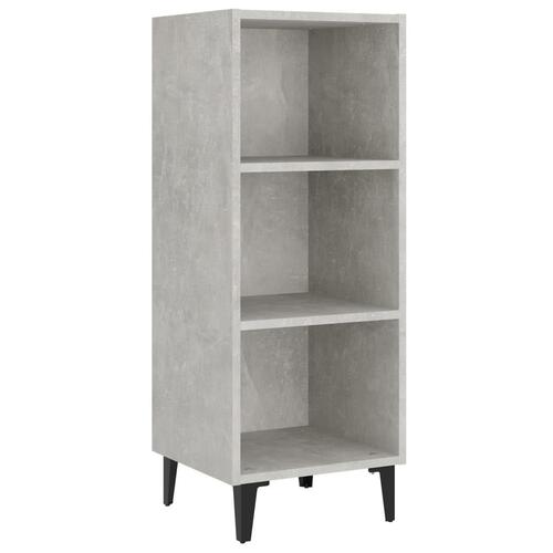 Skænk 34,5x32,5x90 cm konstrueret træ betongrå