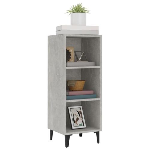 Skænk 34,5x32,5x90 cm konstrueret træ betongrå