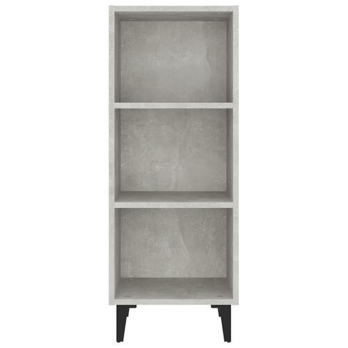Skænk 34,5x32,5x90 cm konstrueret træ betongrå