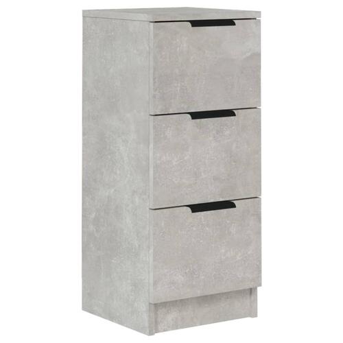 Skænk 30x30x70 cm konstrueret træ betongrå