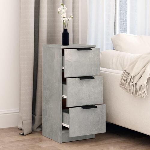 Skænk 30x30x70 cm konstrueret træ betongrå