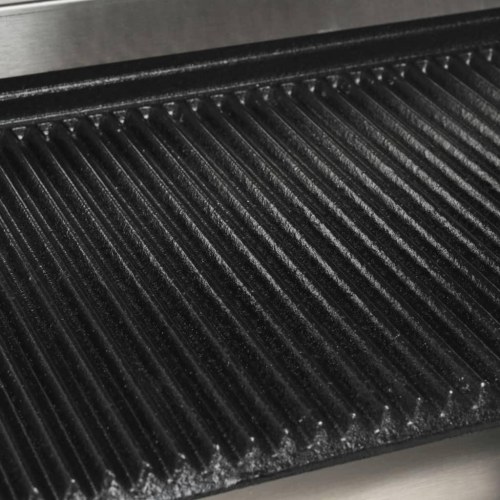 Rillet paninigrill rustfrit stål 1800 W 31x30,5x20 cm