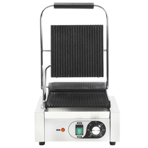 Rillet paninigrill rustfrit stål 1800 W 31x30,5x20 cm