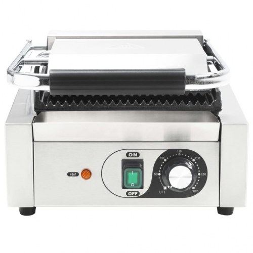 Rillet paninigrill rustfrit stål 1800 W 31x30,5x20 cm