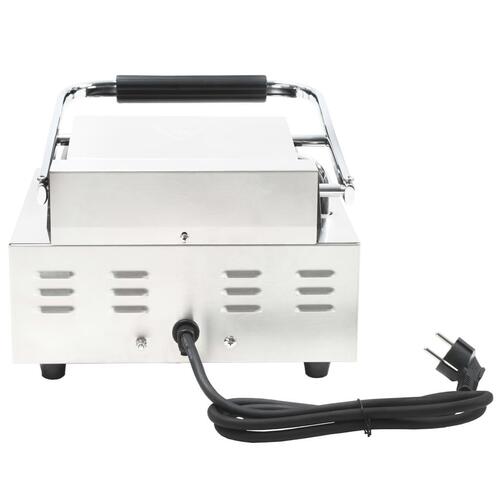 Rillet paninigrill rustfrit stål 1800 W 31x30,5x20 cm