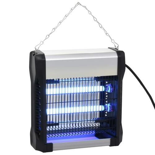 Insektdræber ABS 12 W aluminium sort