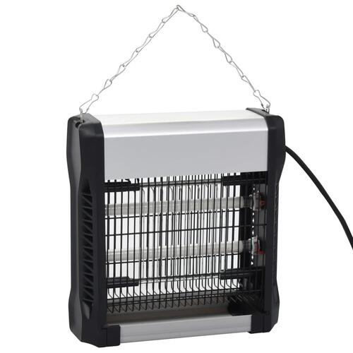 Insektdræber ABS 12 W aluminium sort