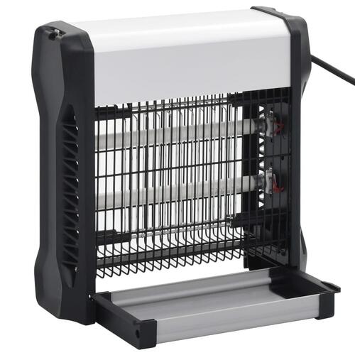 Insektdræber ABS 12 W aluminium sort