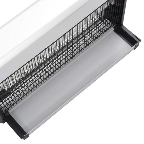 Insektdræber ABS 40 W aluminium sort