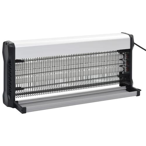 Insektdræber ABS 60 W aluminium sort