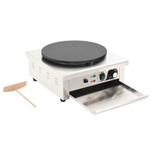 Elektrisk pandekagemaskine med udtræksbakke 40 cm 3000 W
