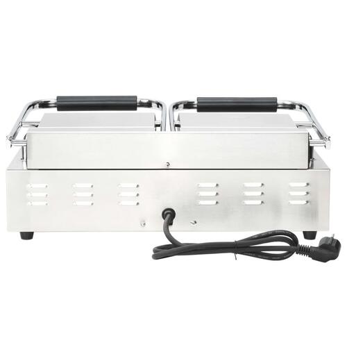 Dobbelt rillet paninigrill 3600 W 57x30,5x20 cm